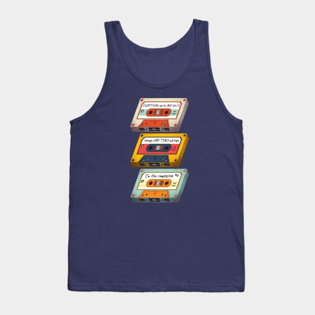 Motivational Cassette Tapes Tank Top by densukii